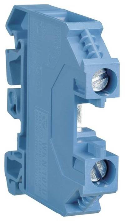 Hager KXA10NH Durchgangsklemme Schrauben Blau 1 St.