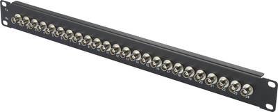 Renkforce 24 Port BNC-Patchpanel 483 mm (19") 1 HE Bestückt