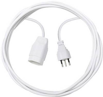 Brennenstuhl 1168132 Strom Verlängerungskabel 10 A Weiß 3 m H05VV-F 3G 1 mm²