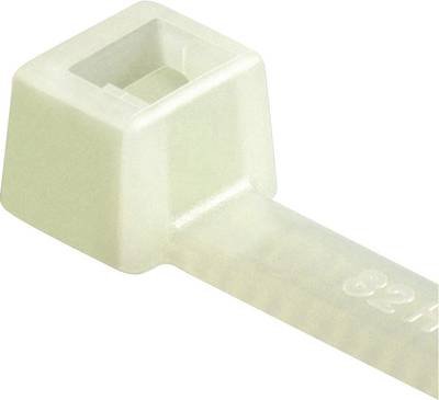 HellermannTyton 111-01919 T18R-PA66-NA-C1 Kabelbinder 100 mm 2.50 mm Natur Hitzestabilisiert 100 St.