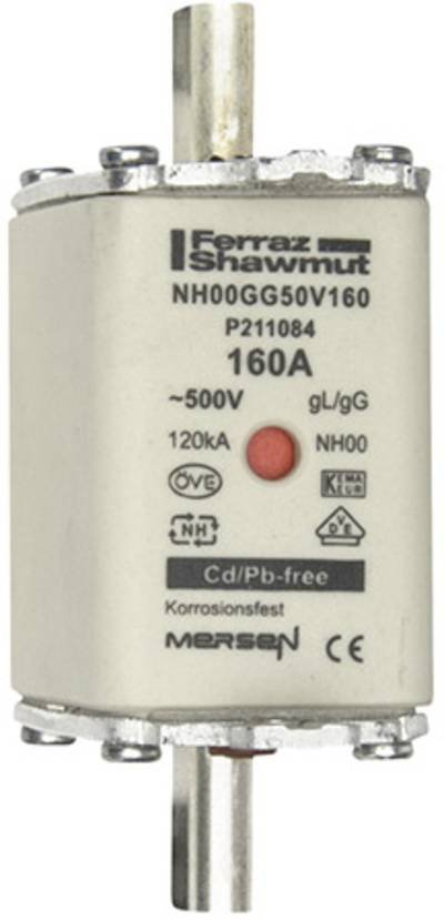 Mersen 1B769.000000 NH-Sicherung Sicherungsgröße = 00 160 A 500 V 1 St.