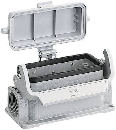 Sockelgehäuse Han® 16B-asg1-LB-K-21 09300161255 HARTING 1 St.