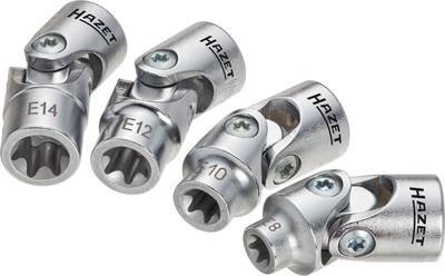 Hazet Gelenk-Steckschlüsseleinsatz-Set 3/8" (10 mm) 4teilig 880G-E/4