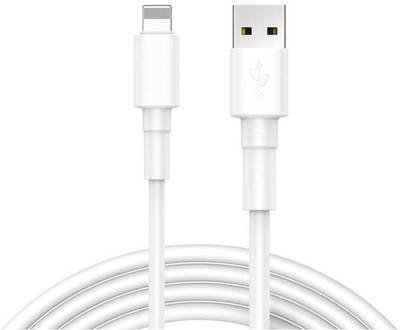 REEKIN USB-Kabel USB 2.0 USB-A Stecker, Apple Lightning Stecker 1.00 m Weiß CAB-011WH