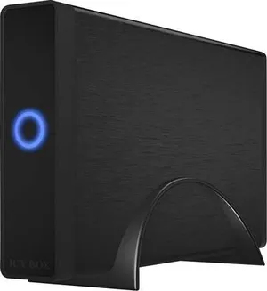 IB-377U3 Ext. Gehäuse f. 3,5" SATA (I-III) 6 Gbit/s HDD USB 3.0, UASP, schwarz