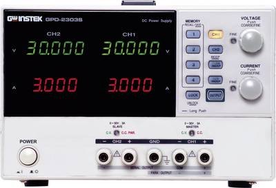 GW Instek GPD-2303S Labornetzgerät, einstellbar 0 - 30 V/DC 0 - 3 A 180 W USB fernsteuerbar Anzahl Ausgänge 2 x