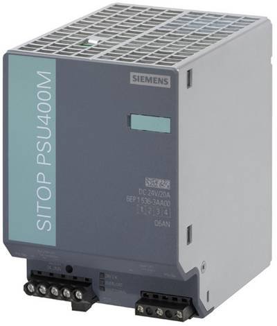 Siemens 6EP15363AA00 Hutschienen-Netzteil (DIN-Rail) 24 V/DC 20 A 480 W Anzahl Ausgänge:1 x Inhalt 1 St.
