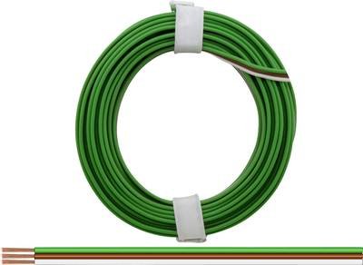 Donau Elektronik 318-5 Litze 3 x 0.14 mm² Grün, Braun, Weiß 5 m