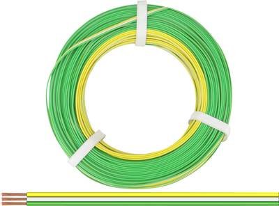 Donau Elektronik 318-354-50 Litze 3 x 0.14 mm² Gelb, Weiß, Grün 50 m