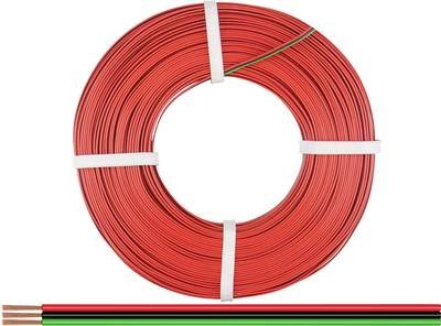 Donau Elektronik 318-014-25 Litze 3 x 0.14 mm² Rot, Schwarz, Grün 25 m