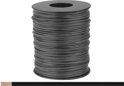 Donau Elektronik 114-11-100 Litze 2 x 0.08 mm² Schwarz 100 m