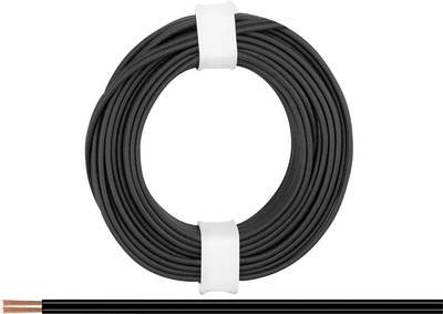 Donau Elektronik 218-11 Litze 2 x 0.14 mm² Schwarz 5 m