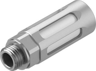 FESTO Schalldämpfer 6842 U-1/4-B 10 bar Polyethylen, Aluminium 1 St.
