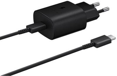 Samsung EP-TA800 USB Ladegerät 25 W 1x USB-C® USB PD, USB PD 3.0 Schwarz Schnellladegerät